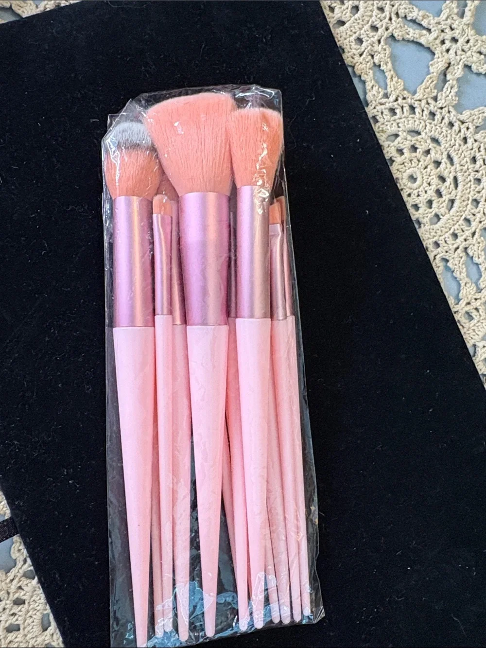 Pink Makeup Brush Set - Soft Pink Bristles